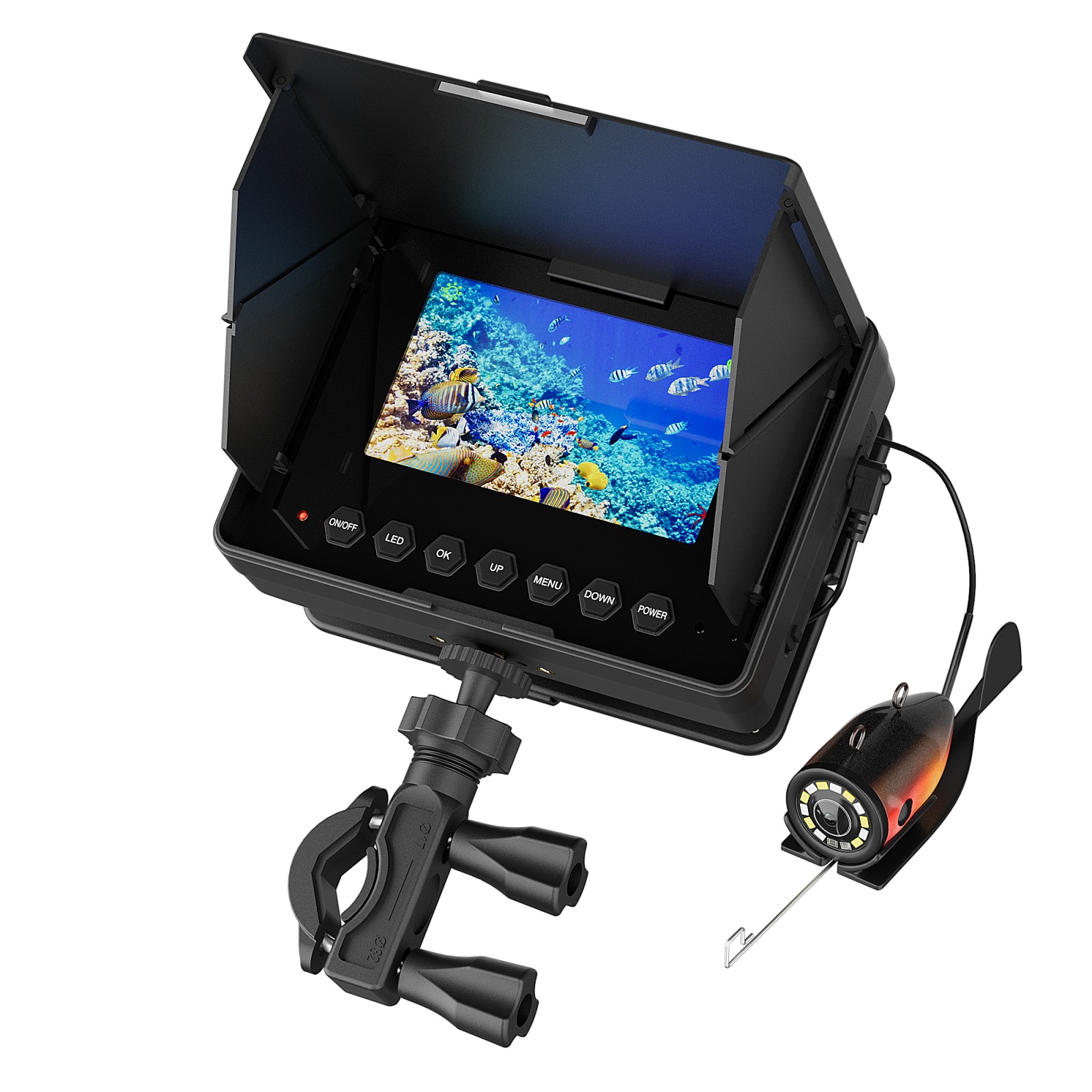 Fishing Rod Ice - Telecamera Subacquea per Pesca 4.3