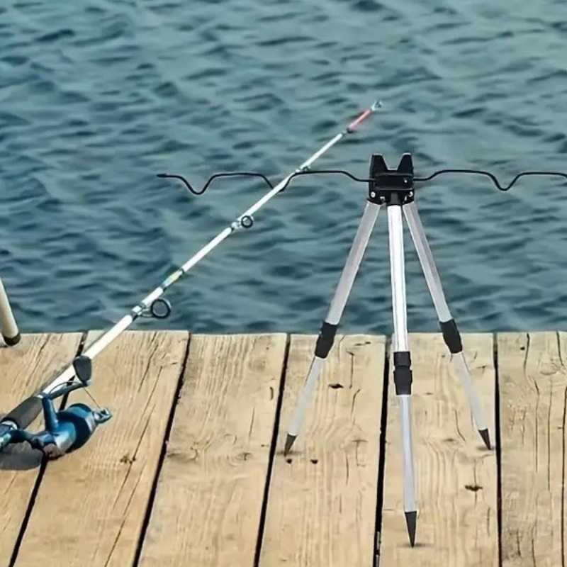 Fishing Rod Casting - 1 SET Supporto Telescopico in Lega