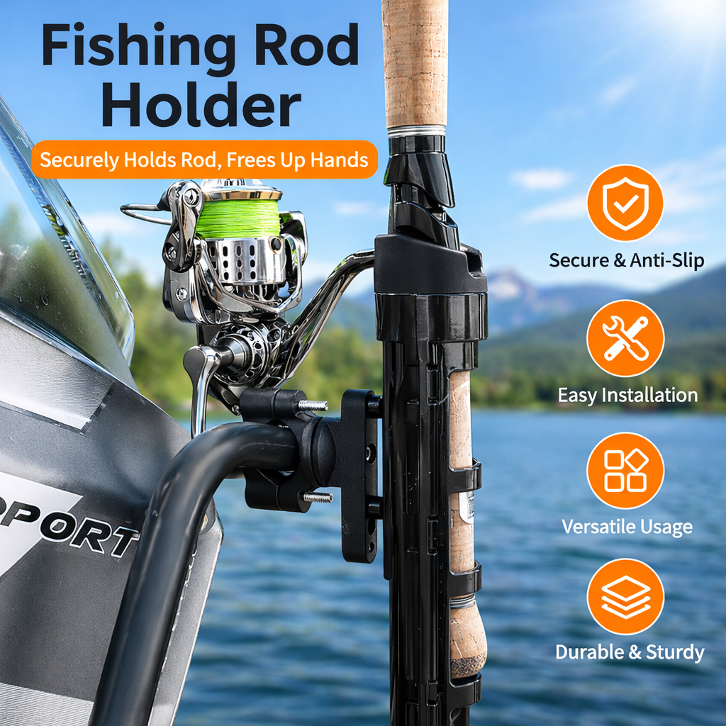 Fishing Rod Spinning - Supporto Regolabile per Canna da Pesca