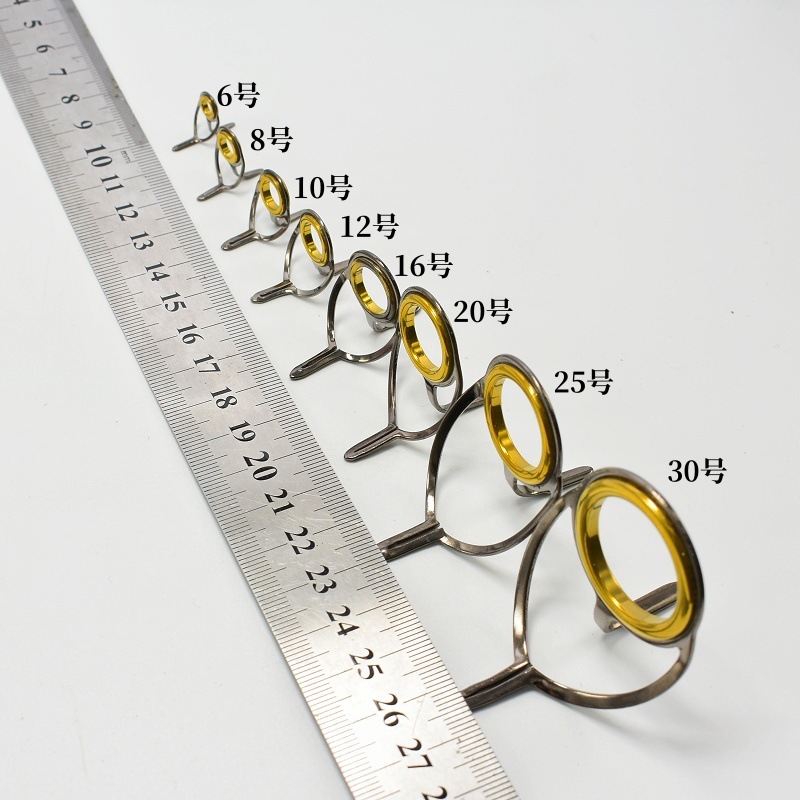 Fishing Rod Guide Replacement - 8 pezzi attrezzatura da pesca kit