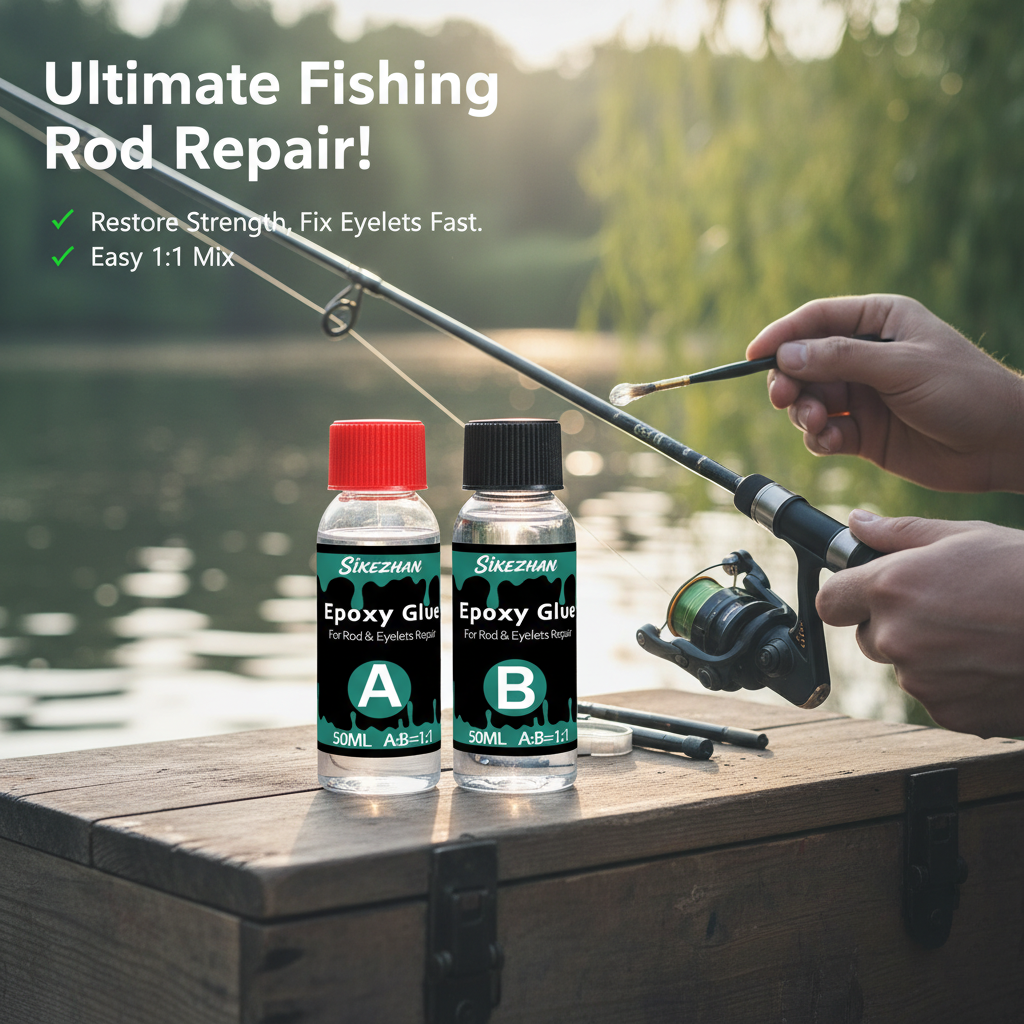 Fishing Rod Repair Kit - Resina Epossidica AB 1:1 per Riparazione