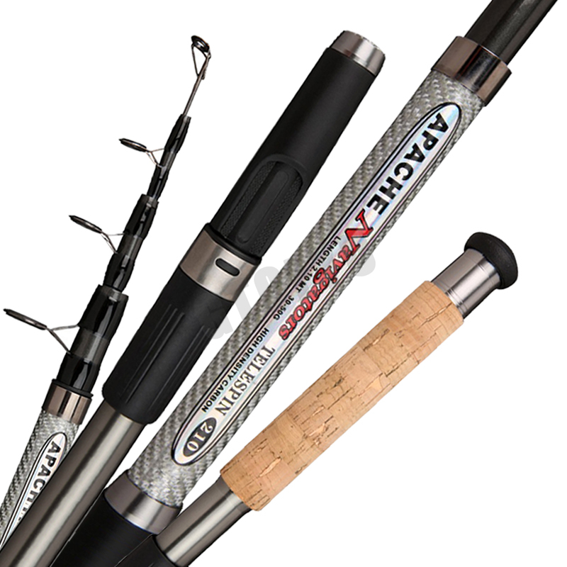 Fishing Rod Surf - Canne da pesca telescopiche in carbonio