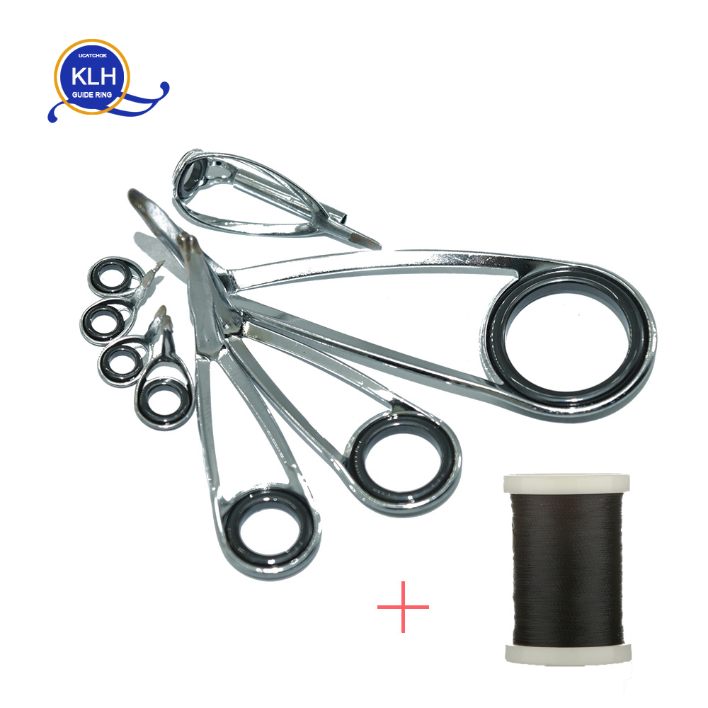 Fishing Rod Spinning - 8 pz/kit KLH Staffa Anello Guida