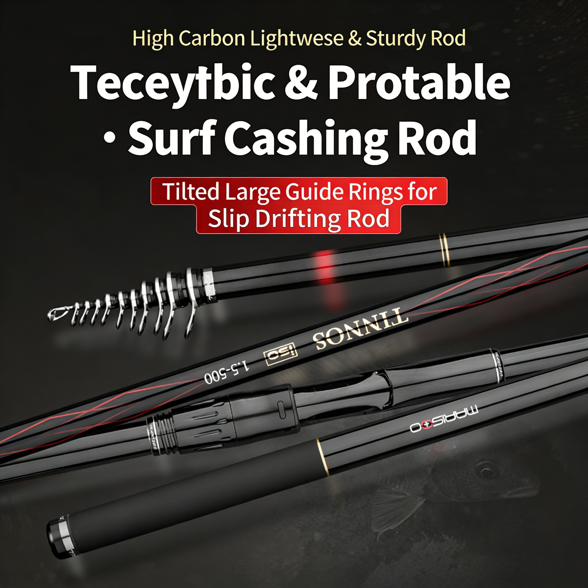 Fishing Rod Surf - Canna da Pesca Surfcasting MARISOO TINNOS
