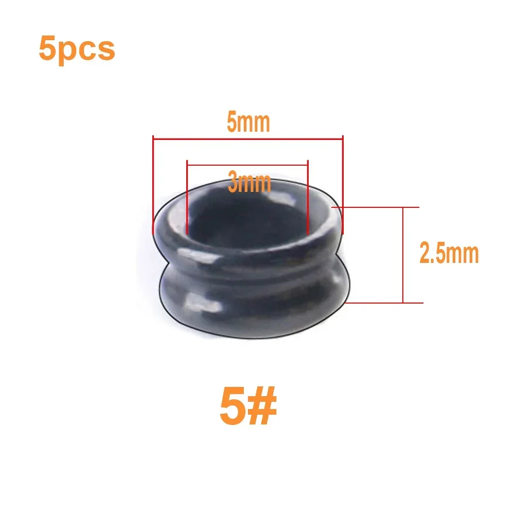 Fishing Rod Repair Kit - 5x Anelli Guida per Canna da