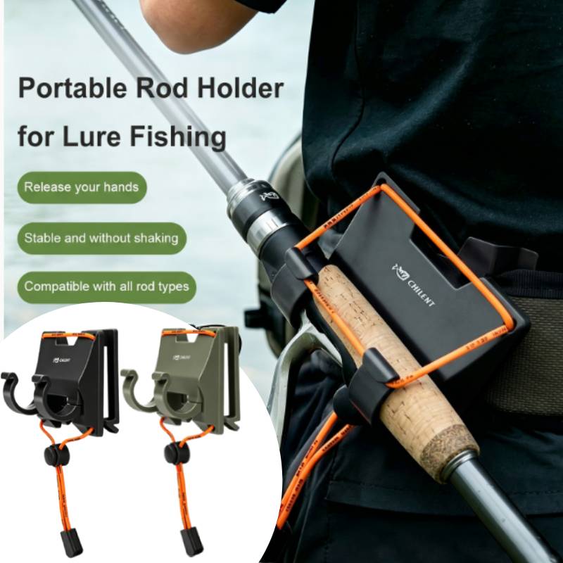 Fishing Rod Fly - Portacanna da Pesca Professionale con Clip
