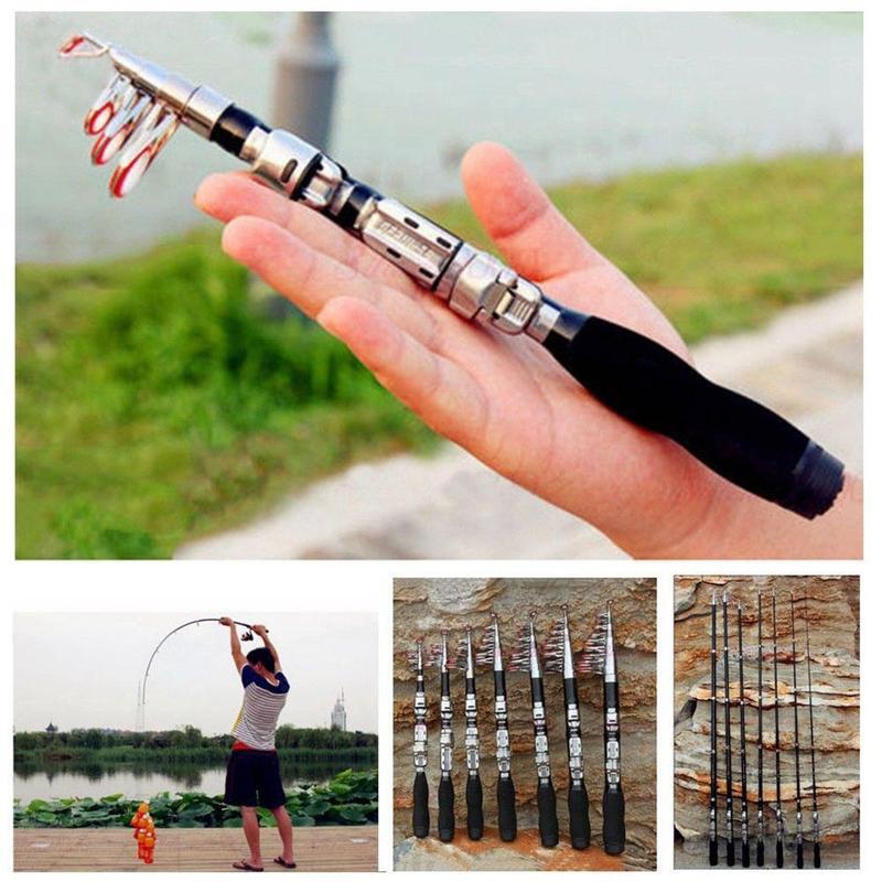Fishing Rod Casting - Canna da Pesca Telescopica Regolabile 1M,