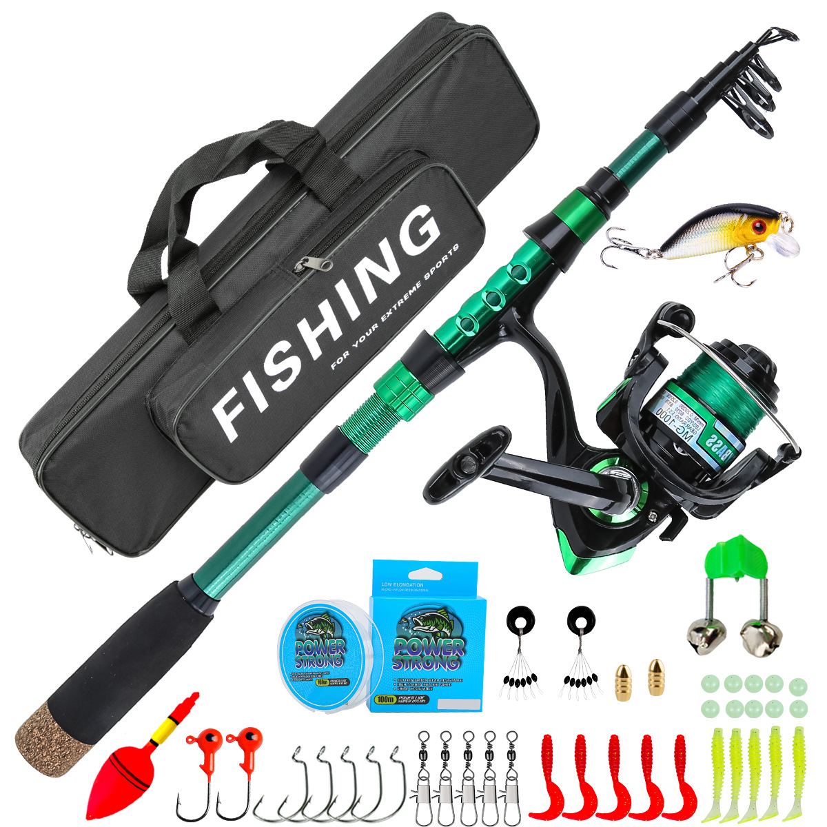 Fishing Rod Carbon Fiber - Canna da Pesca Telescopica in Fibra