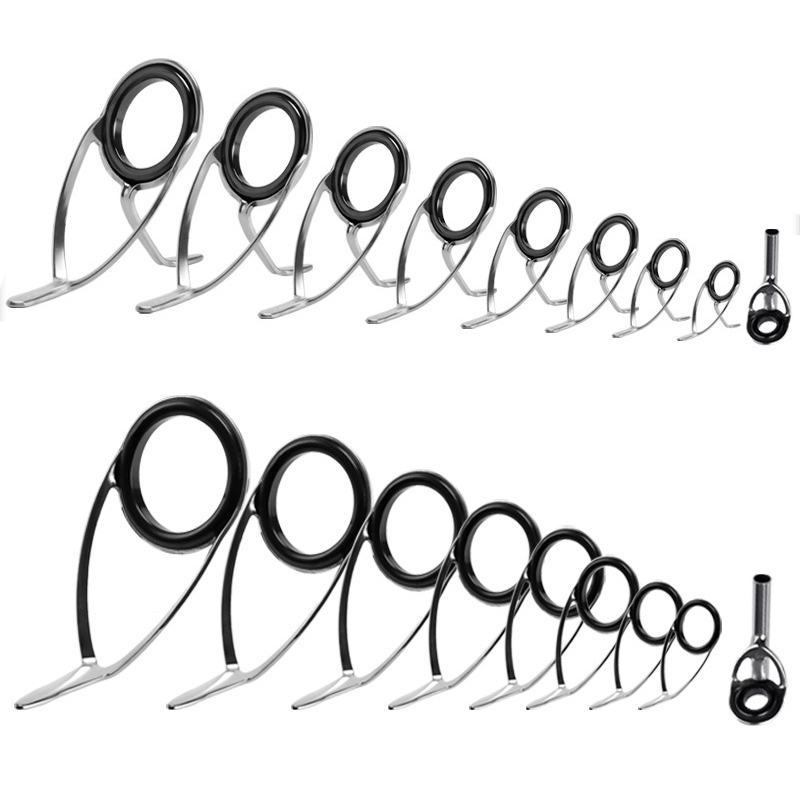 Fishing Rod Spinning - 9 pezzi guide per canna da