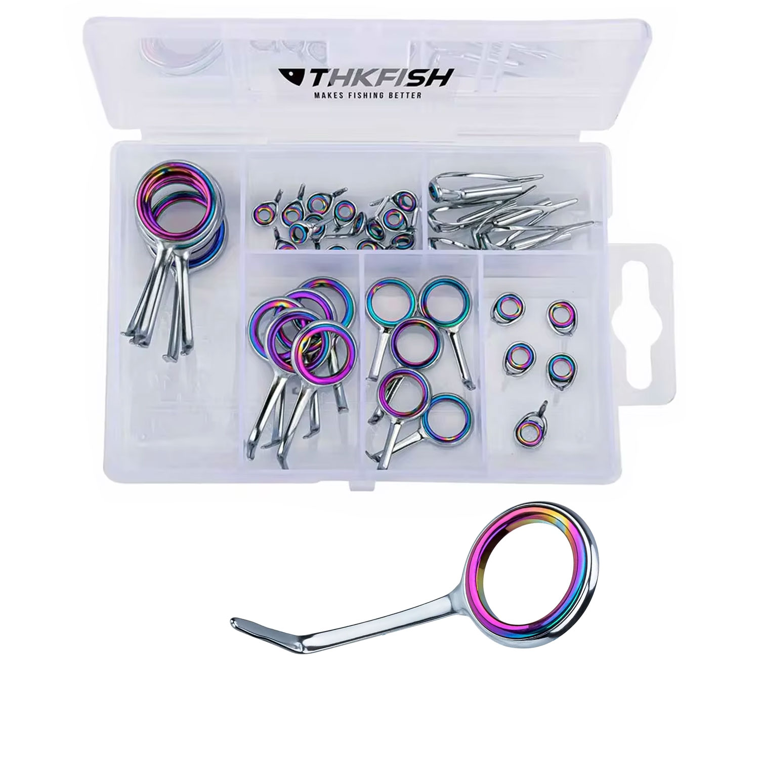 Fishing Rod Tip Replacement - 40 pz colorato canna da pesca