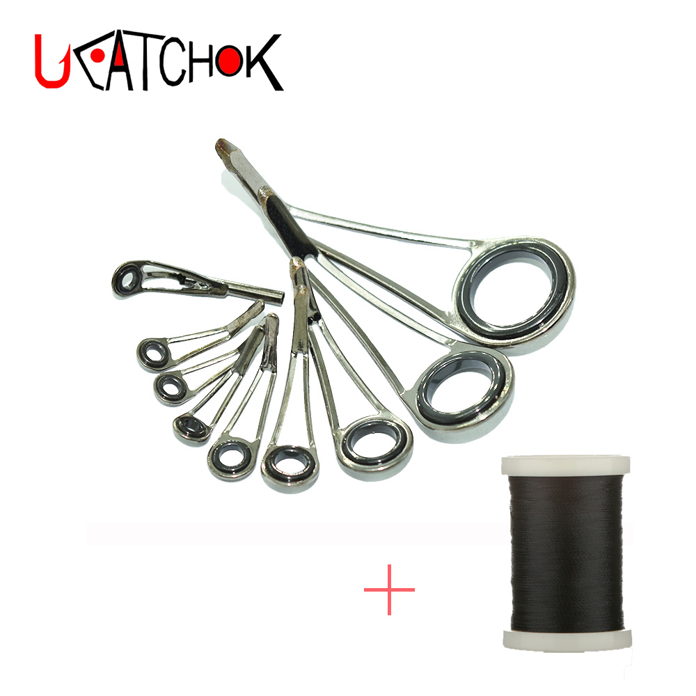 Fishing Rod Building Kit - Kit 9 Pezzi Anelli Guida per