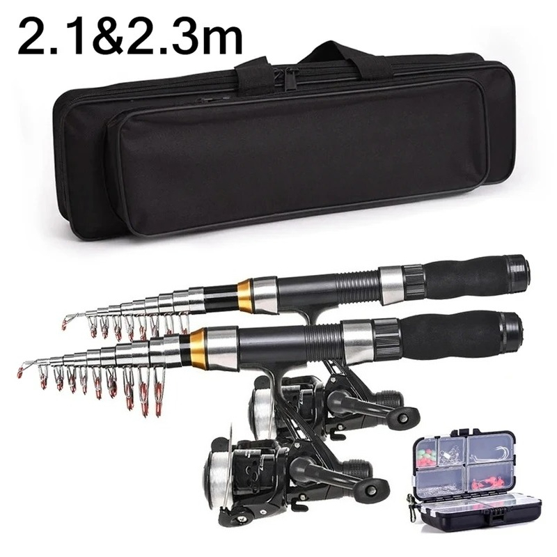 Fishing Rod Spinning - BRAVMAK 2.1/2.3 mCanna da pesca telescopica