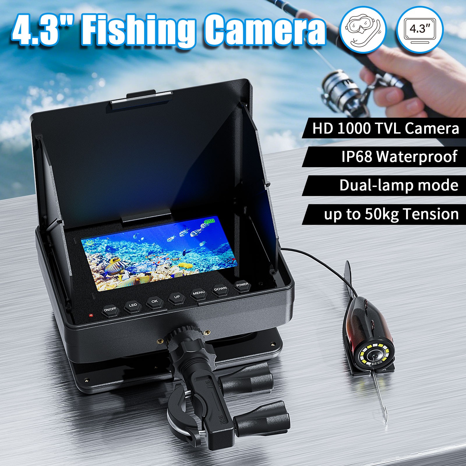 Telecamera Subacquea per Pesca - Fishing Rod Ice recensione e prezzo