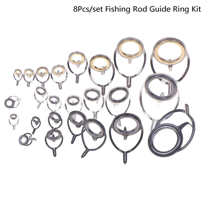 8 pezzi attrezzatura da pesca  - Fishing Rod Guide Replacement recensione e prezzo