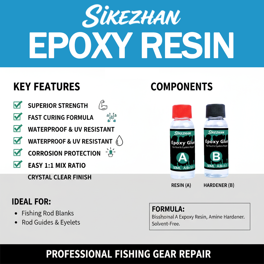 Resina Epossidica AB 1:1 per R - Fishing Rod Repair Kit recensione e prezzo