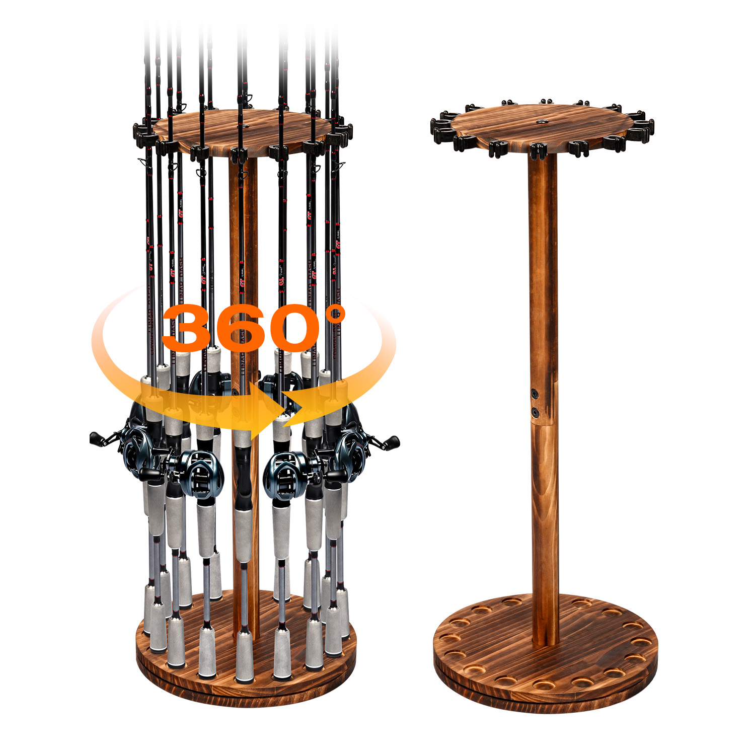 Portacanne da Pesca Rotante in - Fishing Rod Rack recensione e prezzo