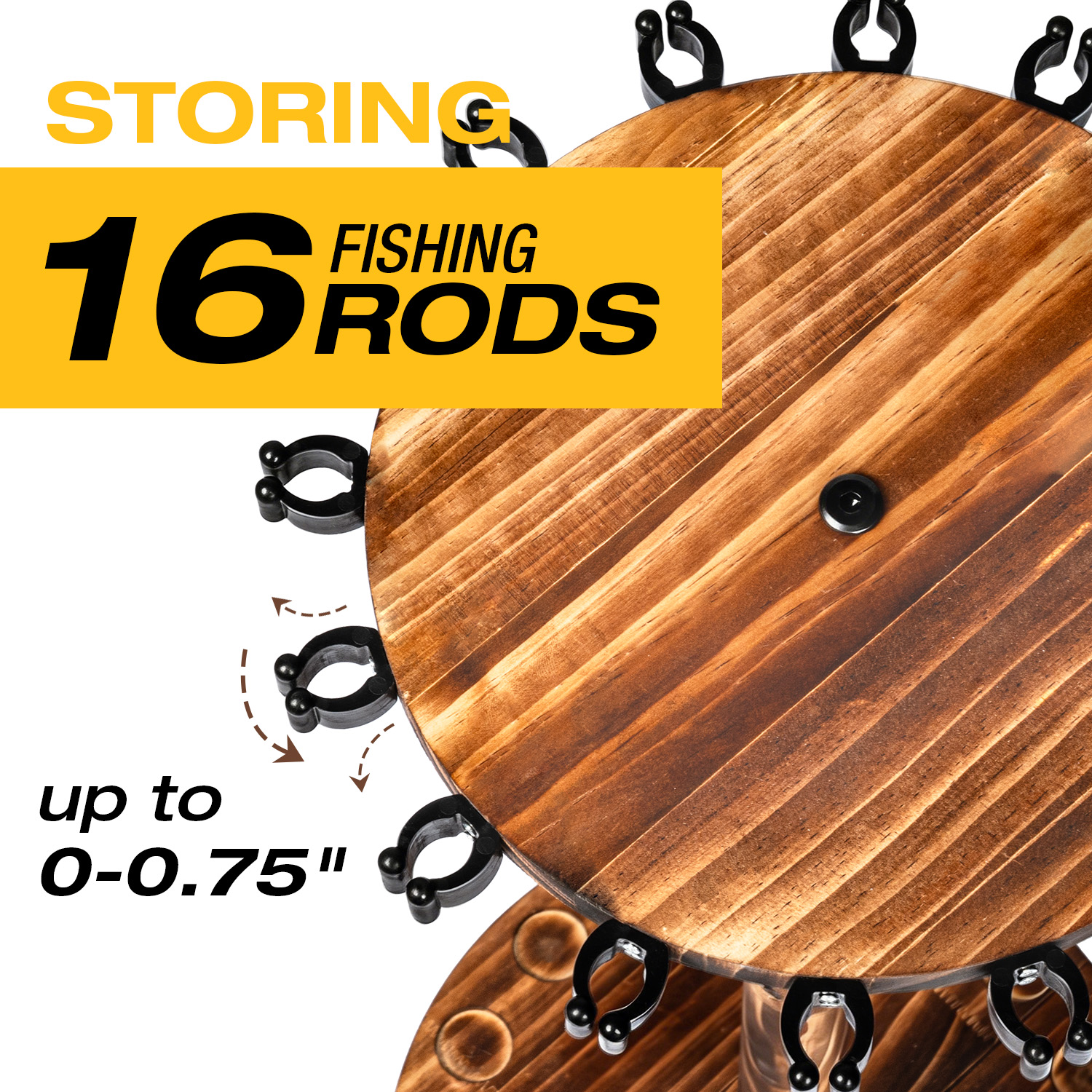Portacanne da Pesca Rotante in - Fishing Rod Rack recensione e prezzo