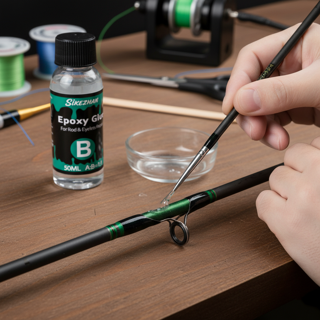 Kit di colla epossidica traspa - Fishing Rod Guide Replacement recensione e prezzo