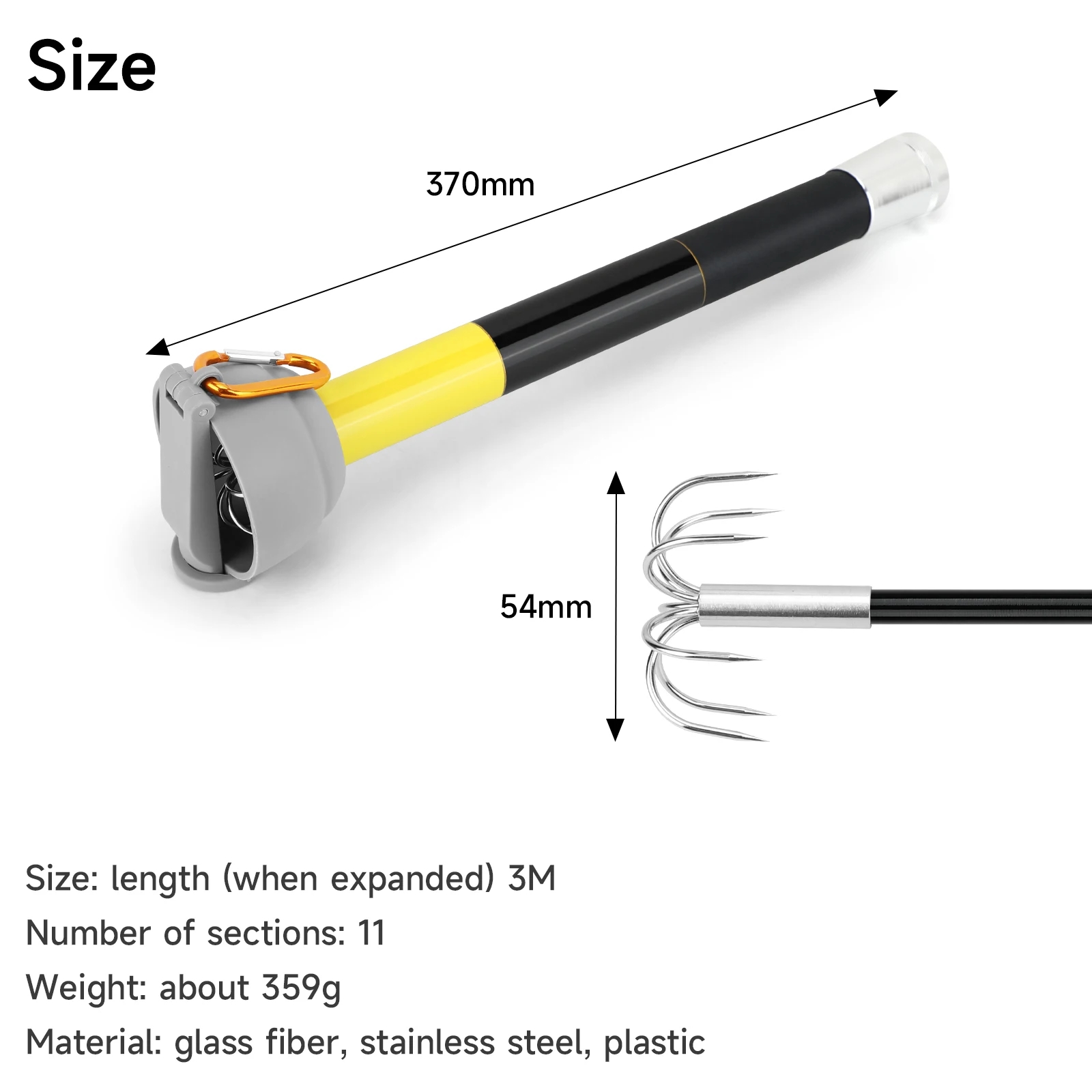 SANLIKE Gancio per calamari in - Fishing Rod Carbon Fiber recensione e prezzo
