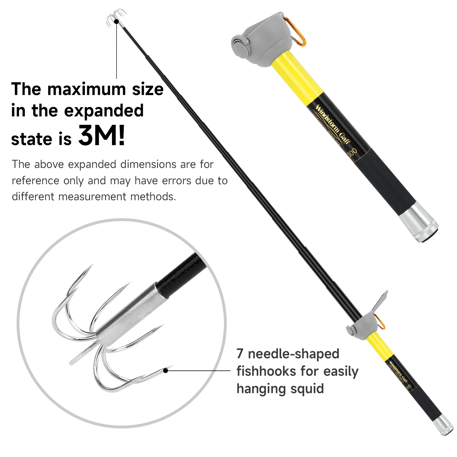 SANLIKE Gancio per calamari in - Fishing Rod Carbon Fiber recensione e prezzo
