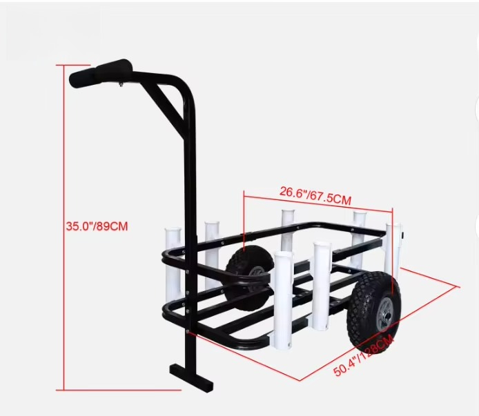 Carrello Pieghevole da Spiaggi - Fishing Rod Holder recensione e prezzo