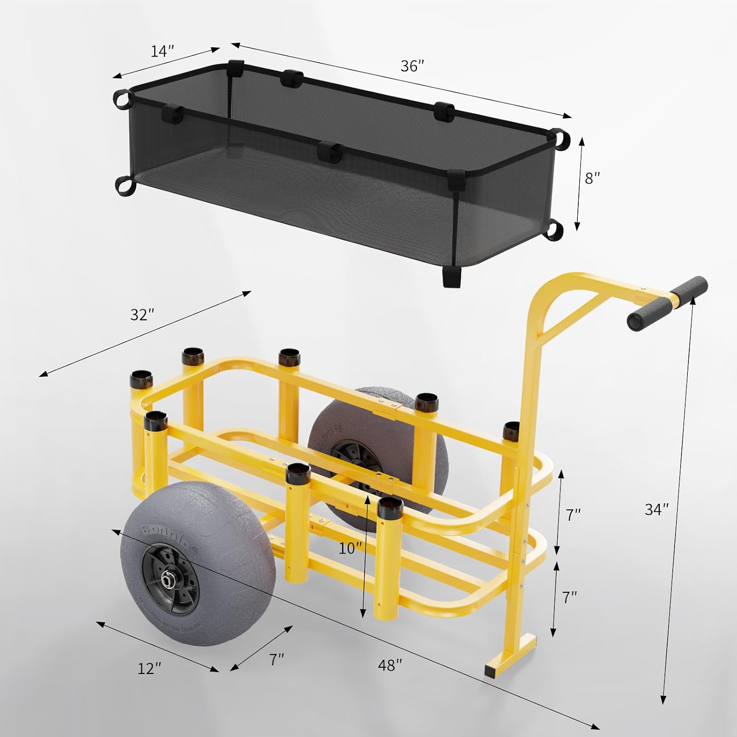 Carrello da Pesca Pieghevole p - Fishing Rod Holder recensione e prezzo