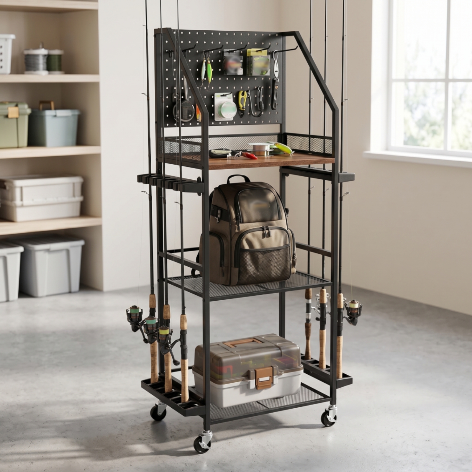 Carrello Portacanne da Pesca c - Fishing Rod Rack recensione e prezzo