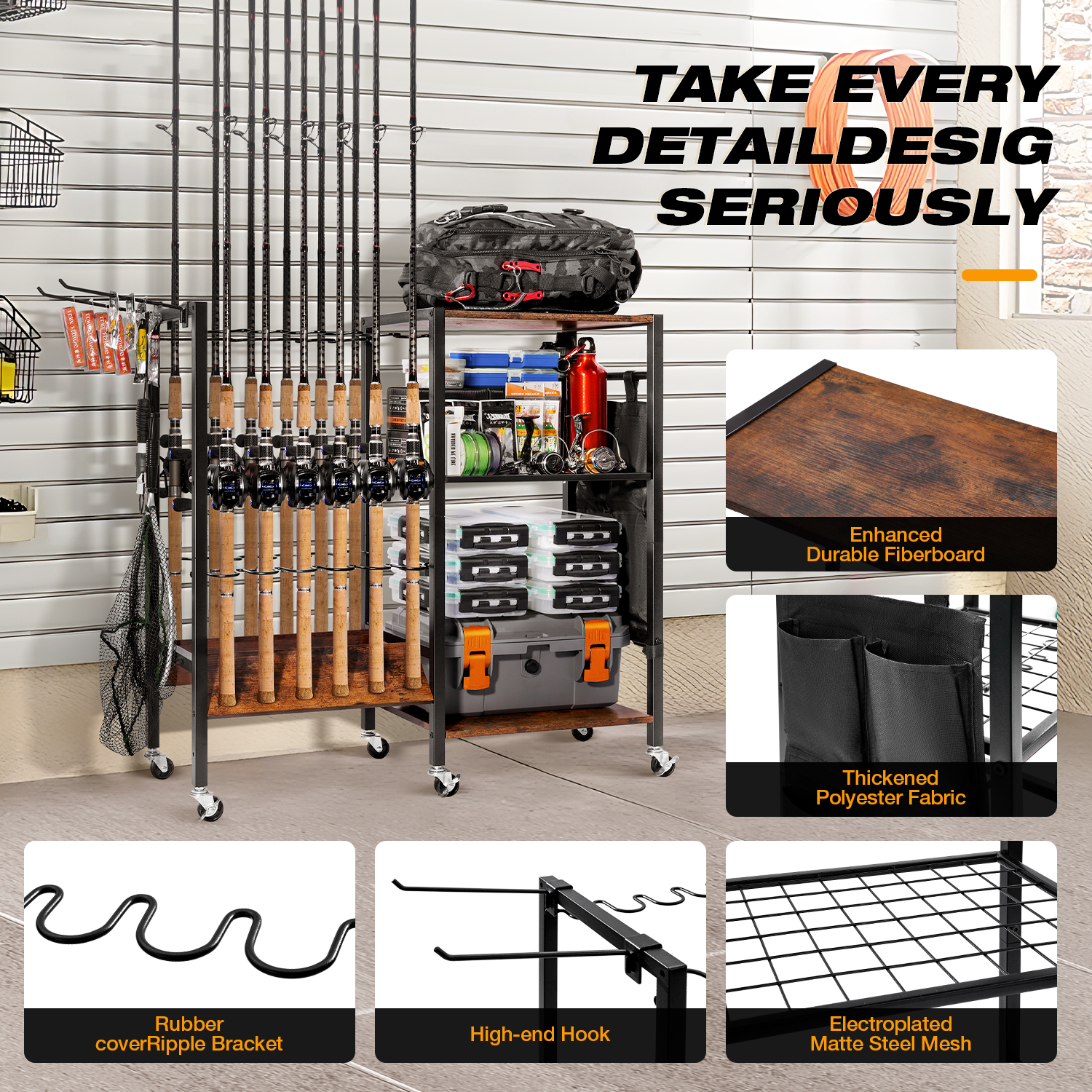 Portacanne da pesca, supporto  - Fishing Rod Rack recensione e prezzo