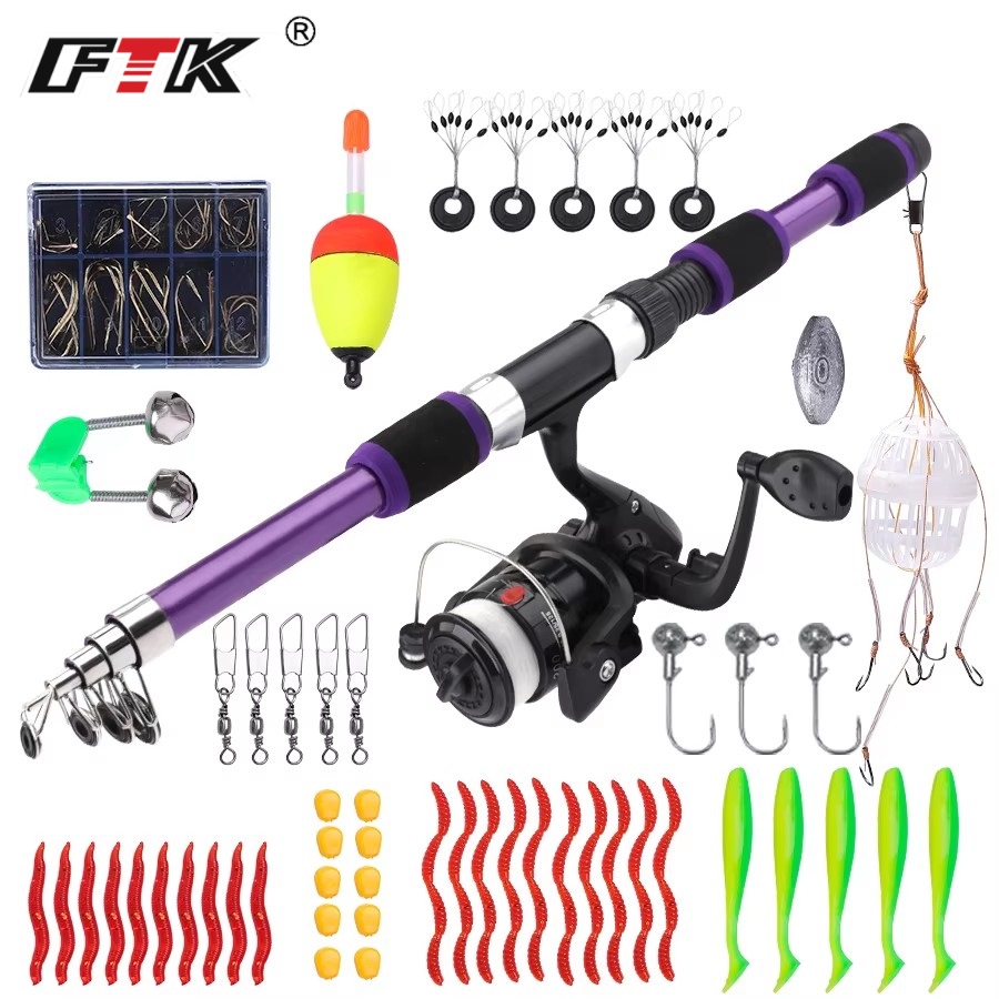 FTK 1.8M Mulinello per canna d - Fishing Rod Carbon Fiber recensione e prezzo