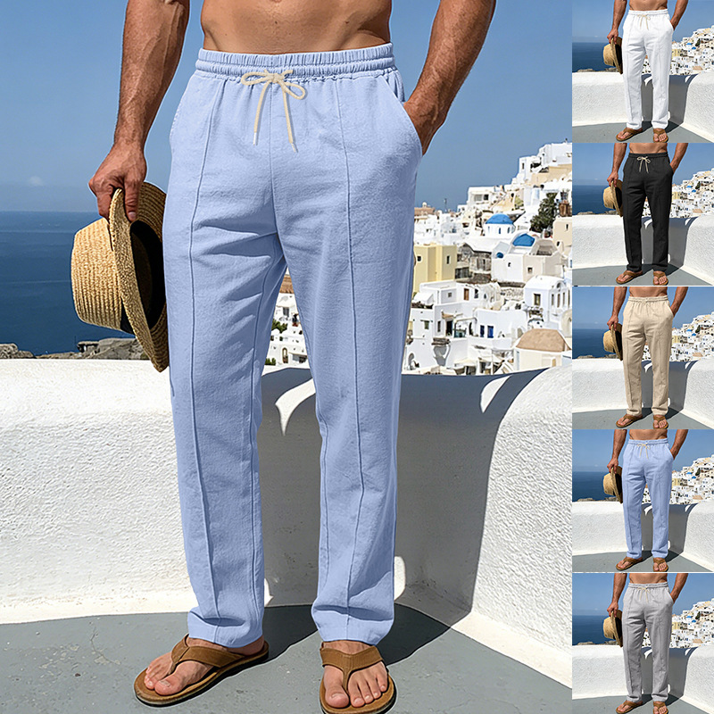 Pantaloni da uomo casual in li - Fishing Rod Travel recensione e prezzo